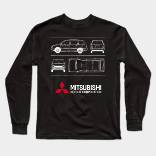 MITSUBISHI SPACE WAGON - advert Long Sleeve T-Shirt